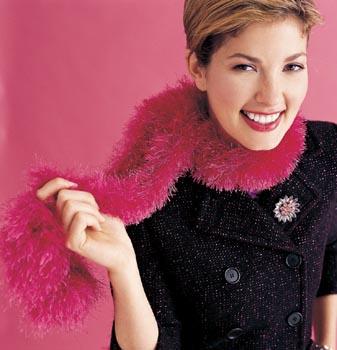 Pom Pom Scarf Pattern (Knit)