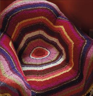 Radiant Circle Throw (Knit)
