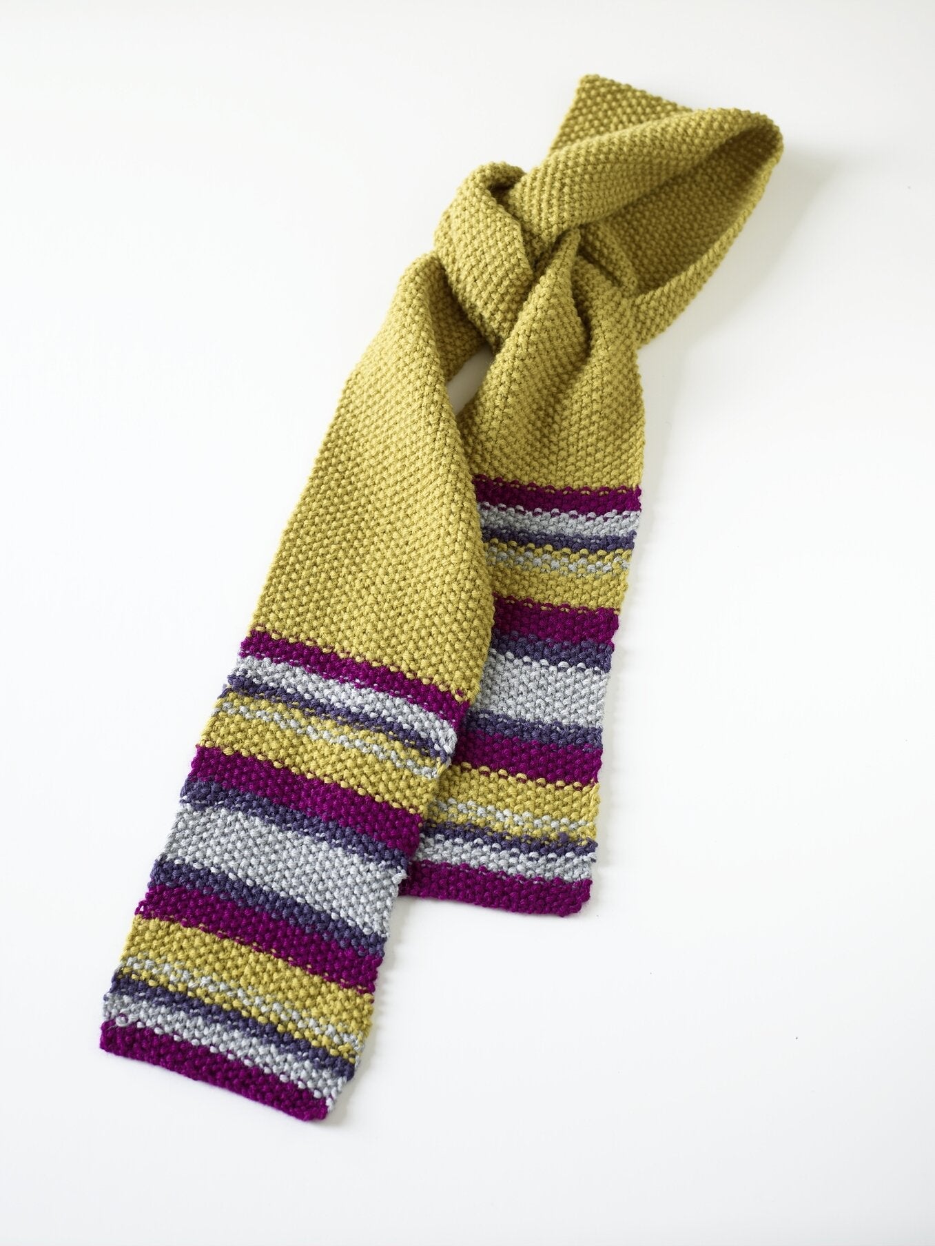 Striped Scarf Pattern (Knit)