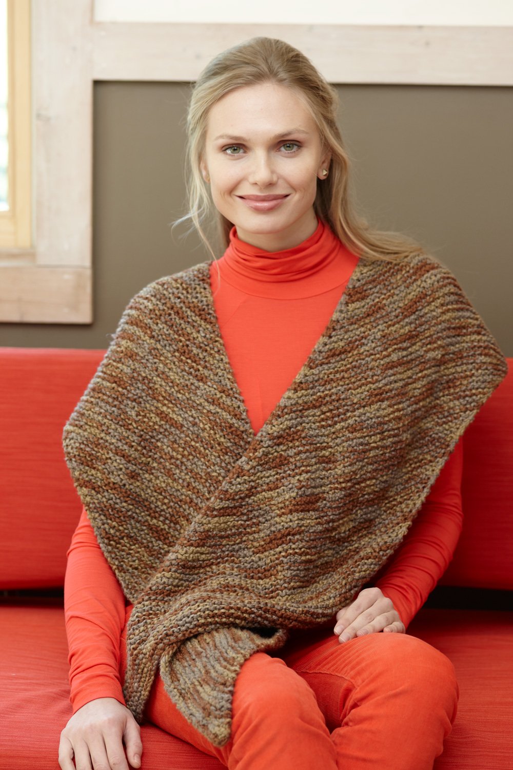 V Shawl Pattern (Knit)