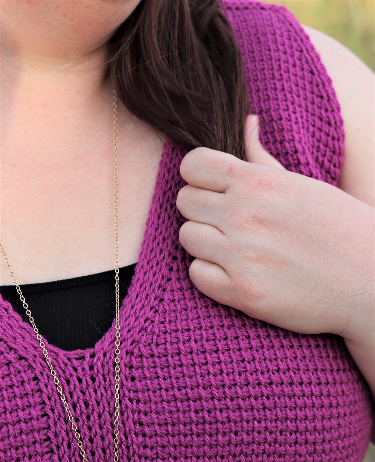 Sweet Peplum Tank Top (Crochet)