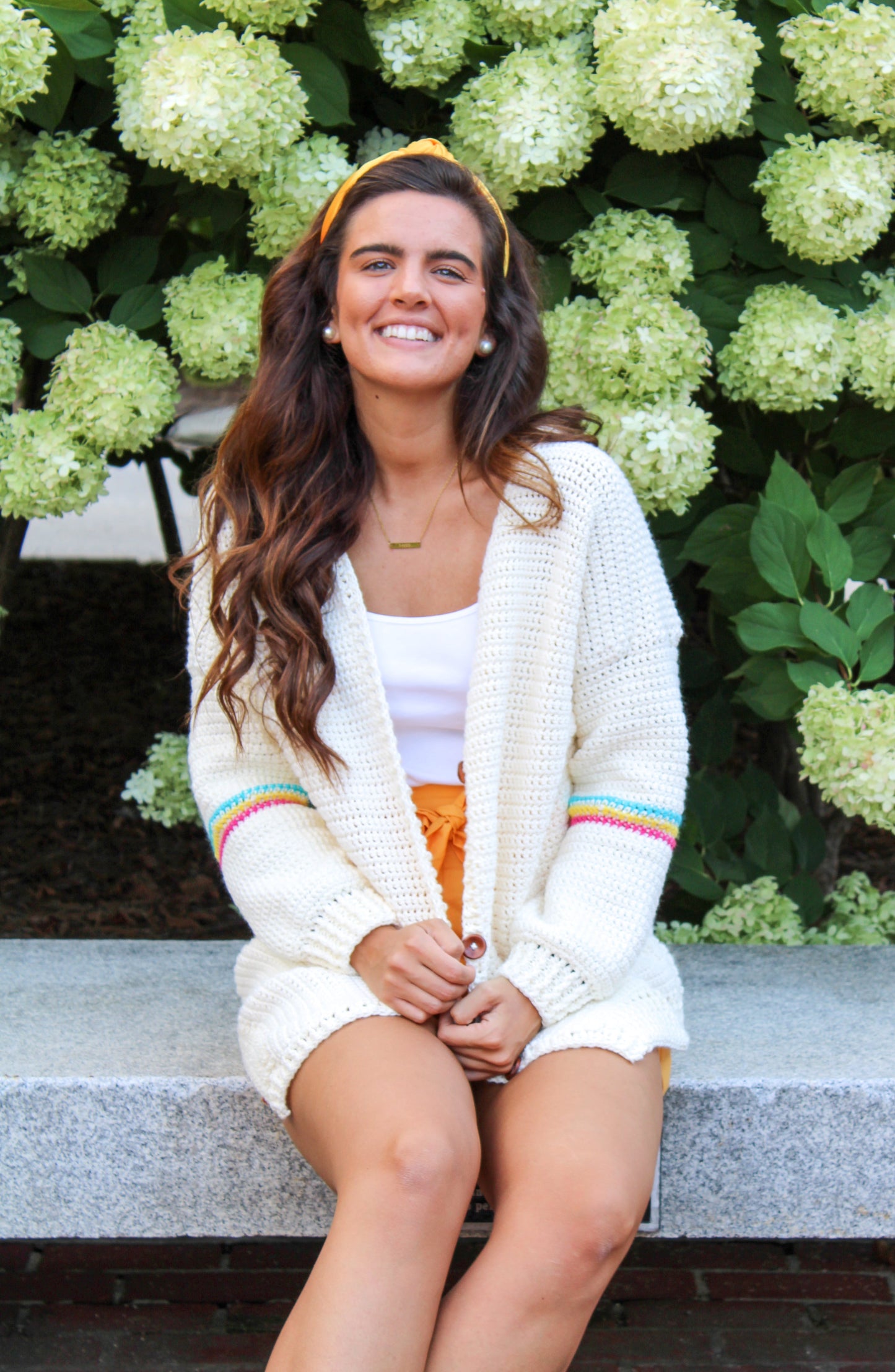 Happy Stripes Cardigan (Crochet)