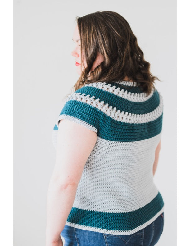Cheryl Top Down Tee (Crochet)