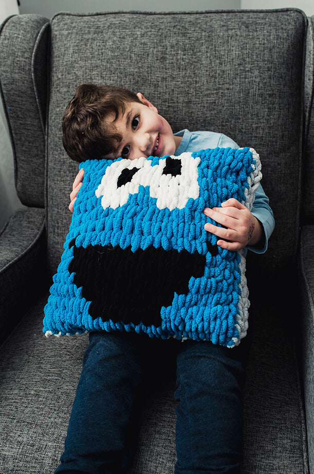 Cookie Monster Pillow (Crafts)
