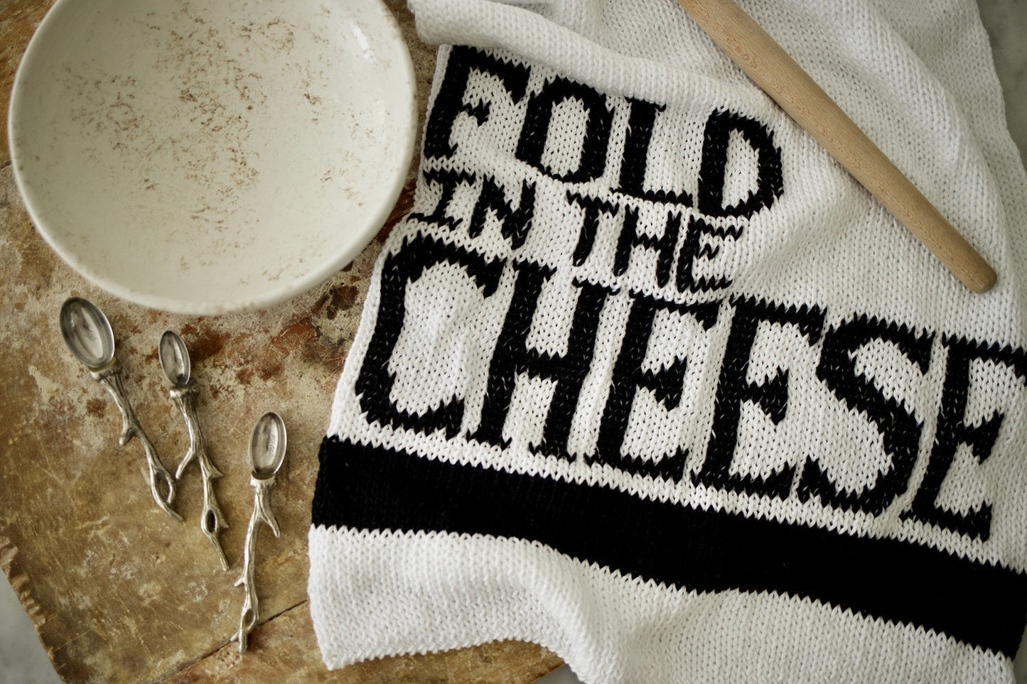 Knit Kit - Fold in the Cheese Dish Towel