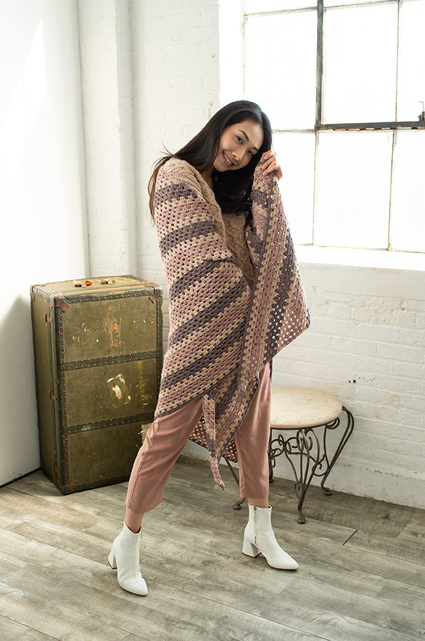 Spencer Triangle Granny Shawl (Crochet)