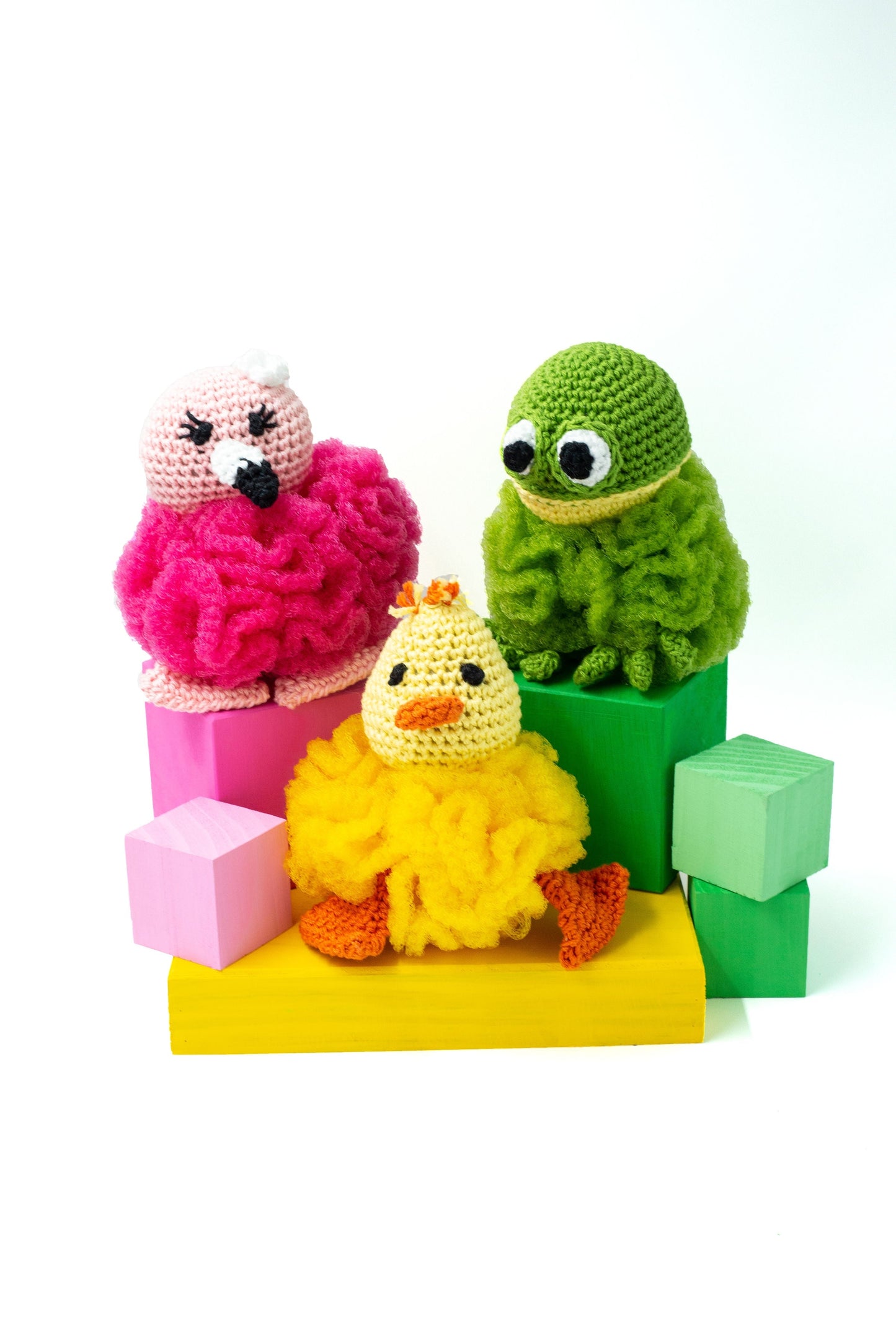 Frog Scrubby Buddy (Crochet)