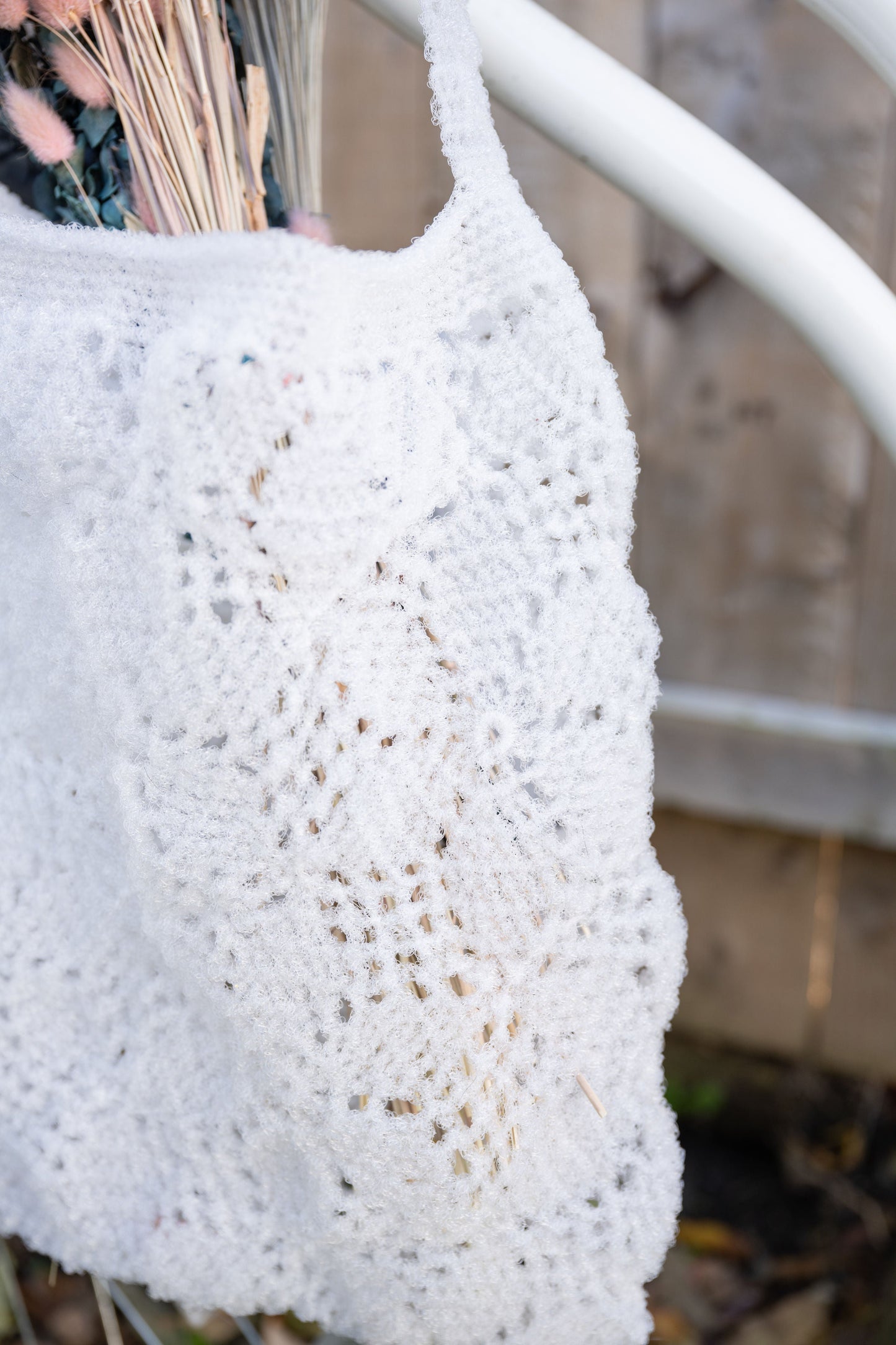 Hexagon Flowers Bag (Crochet)