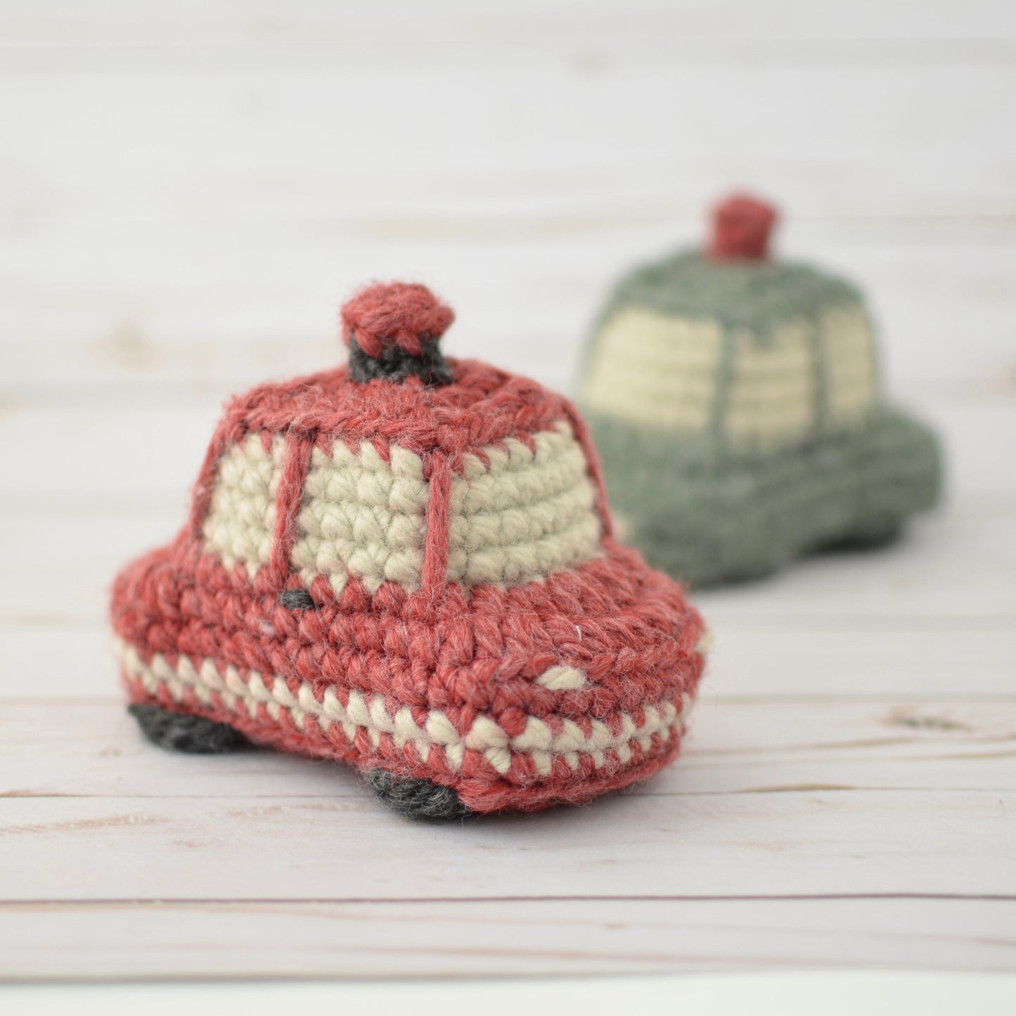 Vintage Emergency Vehicles (Crochet)