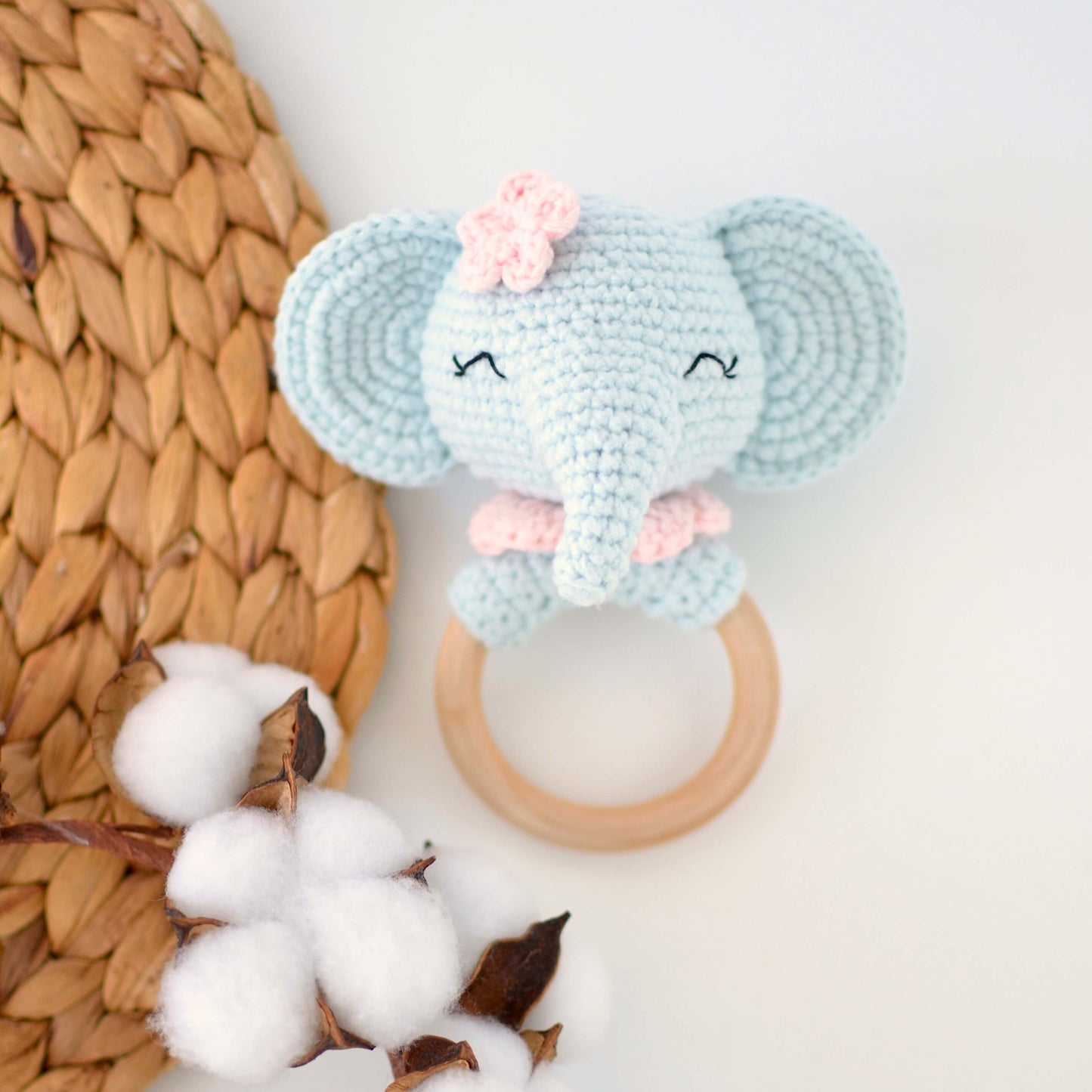 Decorative Teething Ring (Crochet)