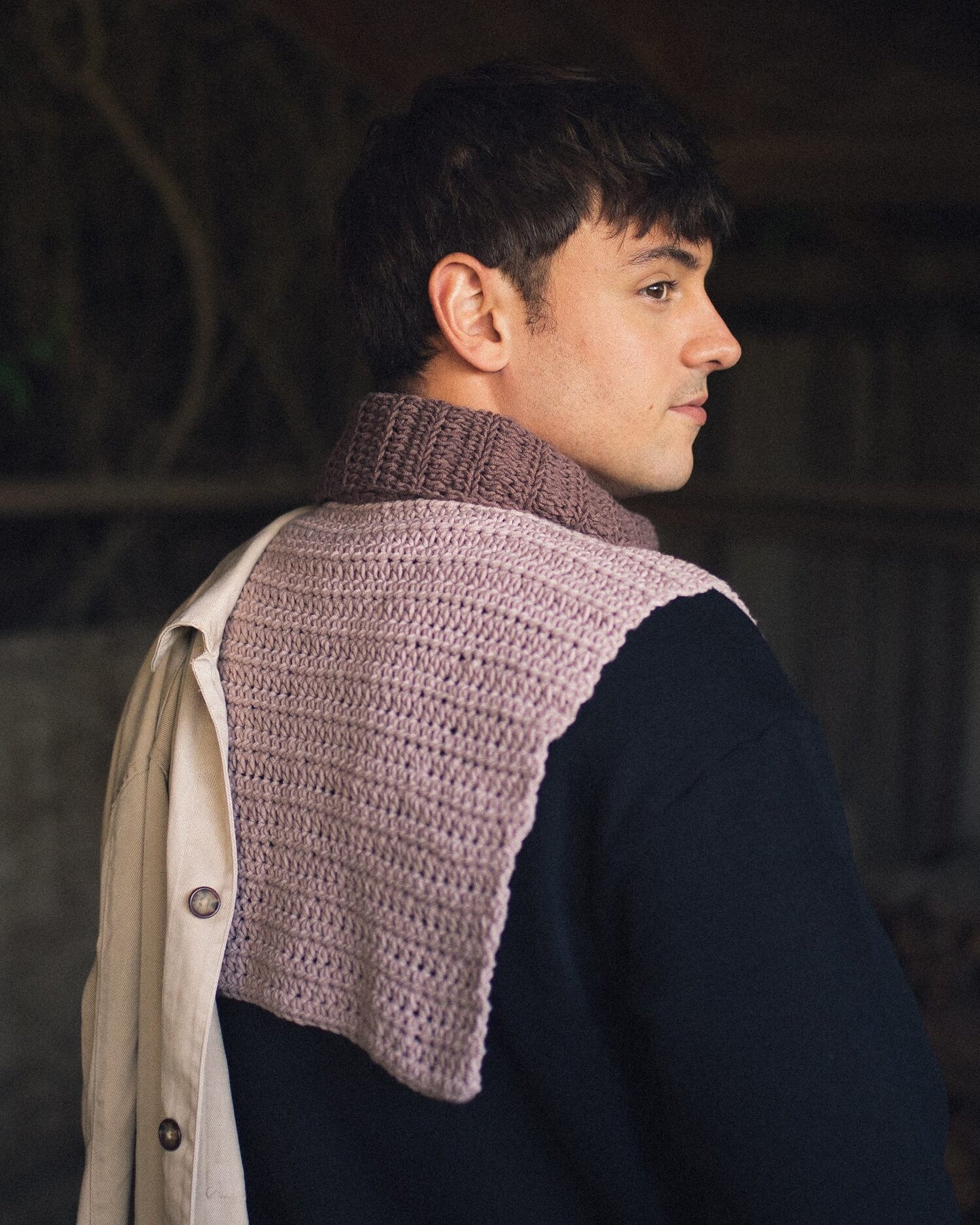 Striped Dickie (Crochet)