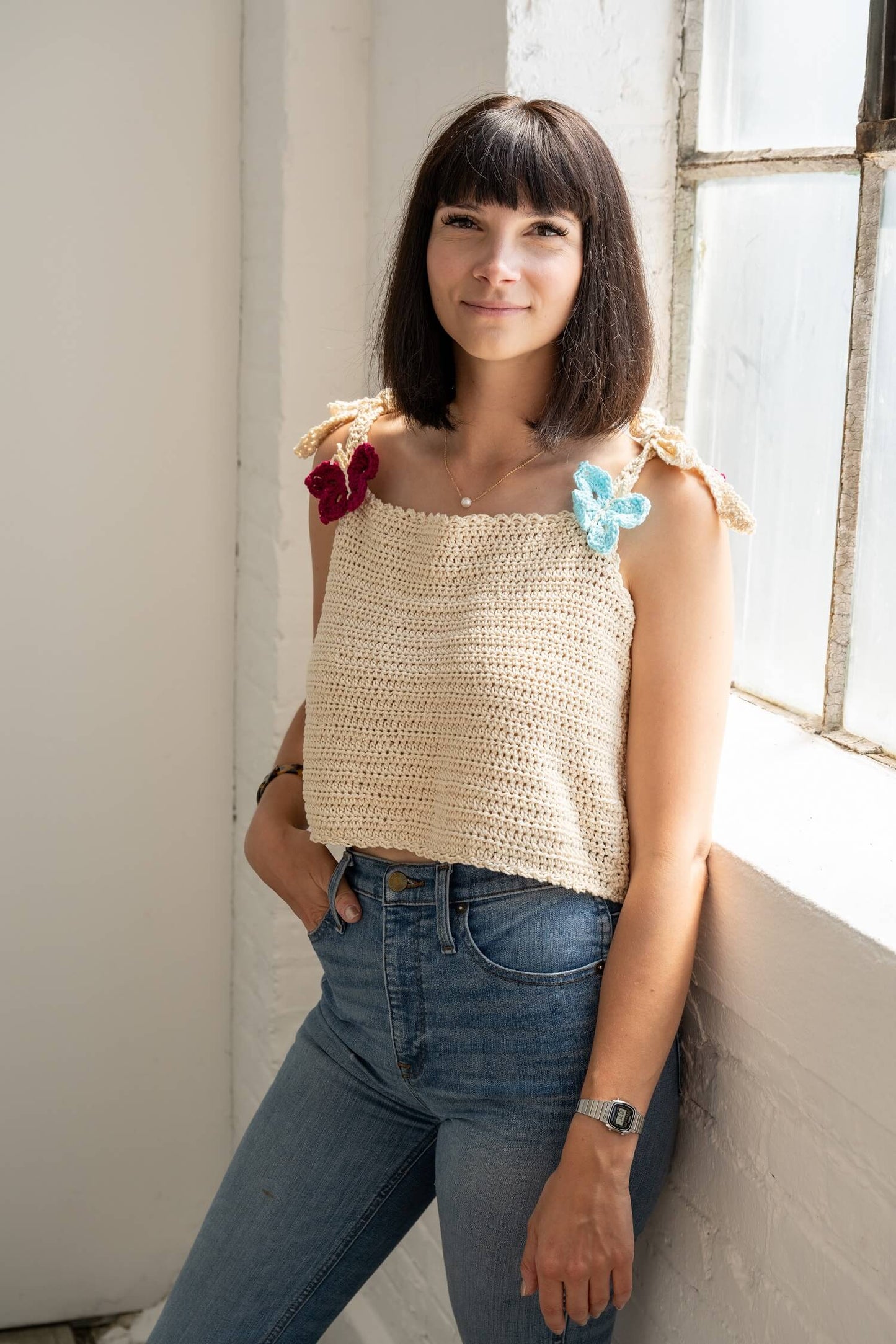 Butterfly Tank Top (Crochet)