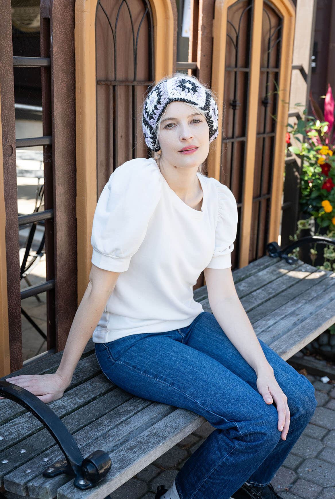 Garfield Granny Headband (Crochet)