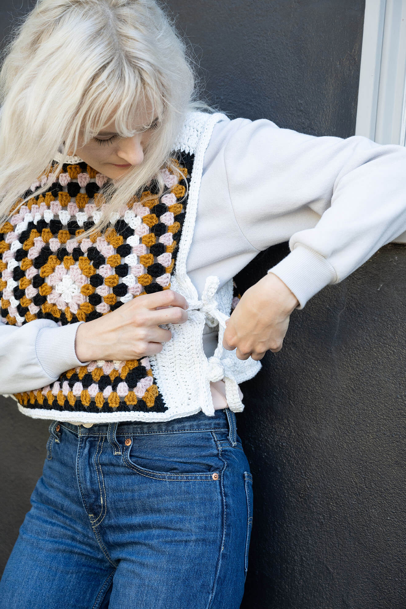 Granny Square Vest (Crochet)