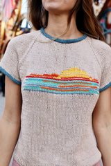 Sunset Ringer Tee (Knit) thumbnail