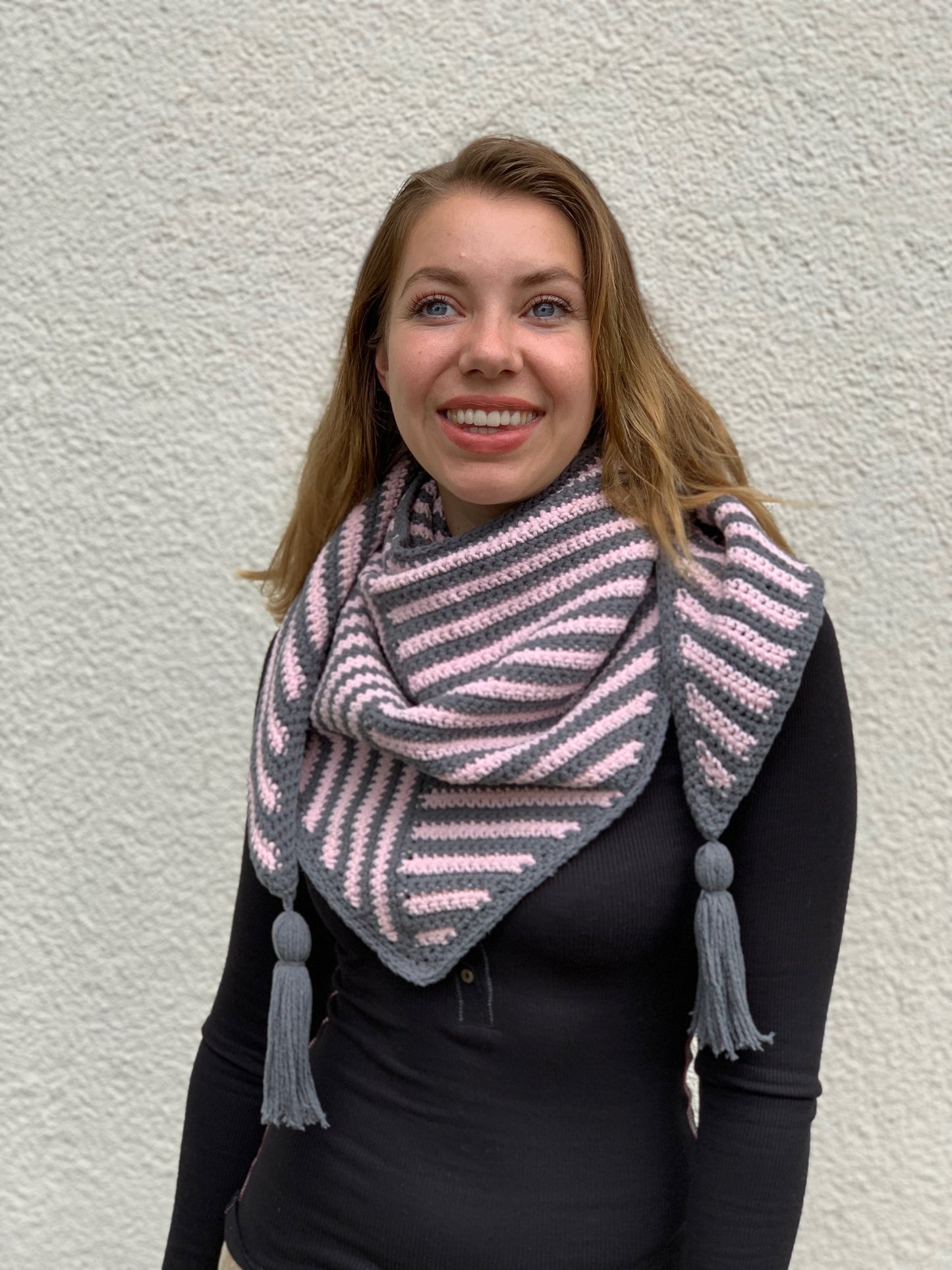 Crochet Kit - Stripe Me Shawl
