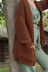 Campsite Waffle Cardigan (Knit) thumbnail