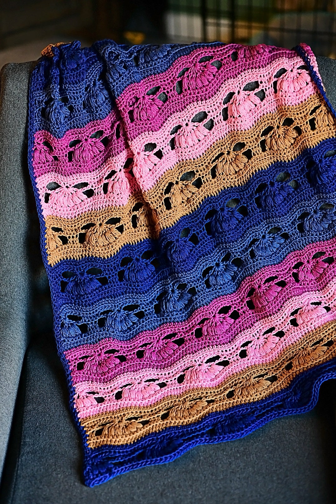 Crochet Kit - Chevron Baby Blankie