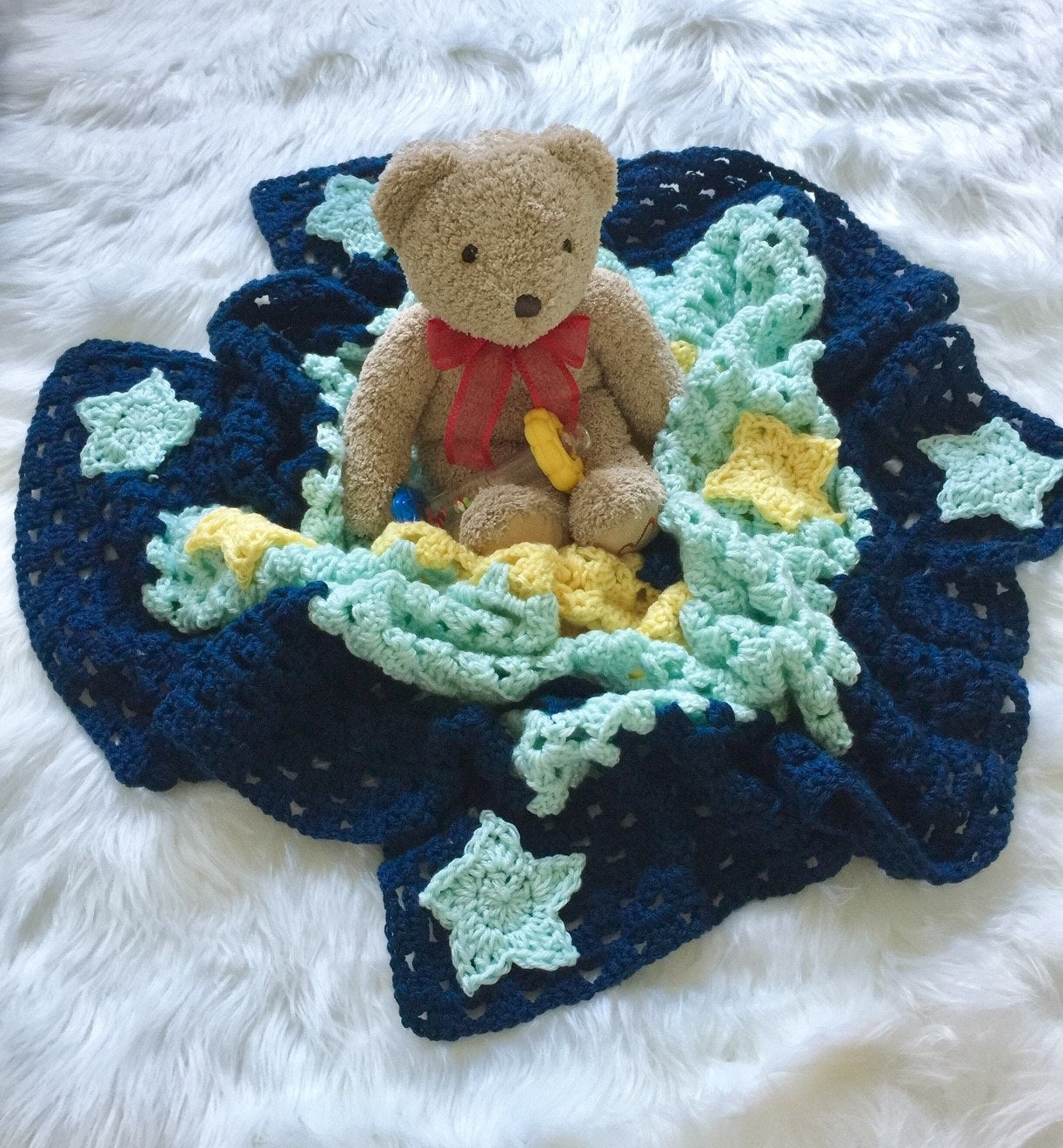 Crochet Kit - Twinkle Twinkle Baby Blanket