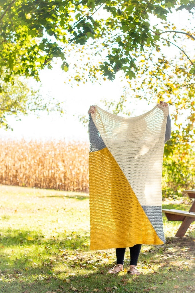 Crochet Kit - Two Triangle Baby Blankie