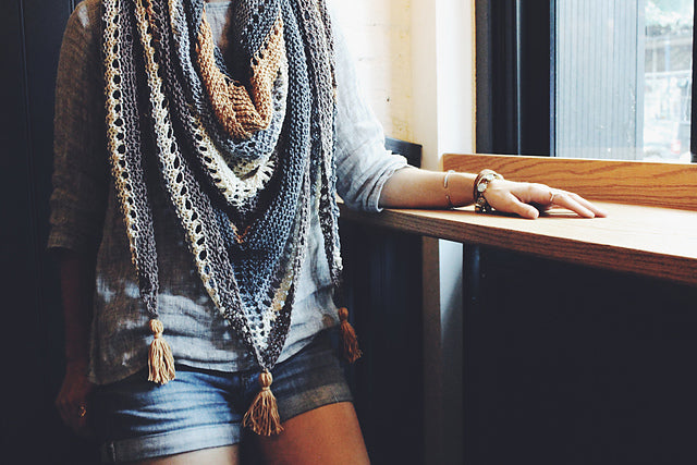 Knit Kit - Coffee Shop Wrap