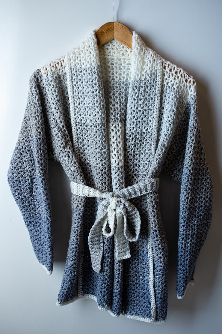 Ella Tied Cardigan (Crochet) - Version 2