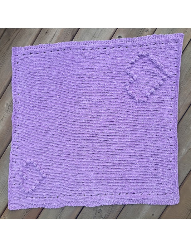 Heart O’ Mine Stroller Blanket (Knit)