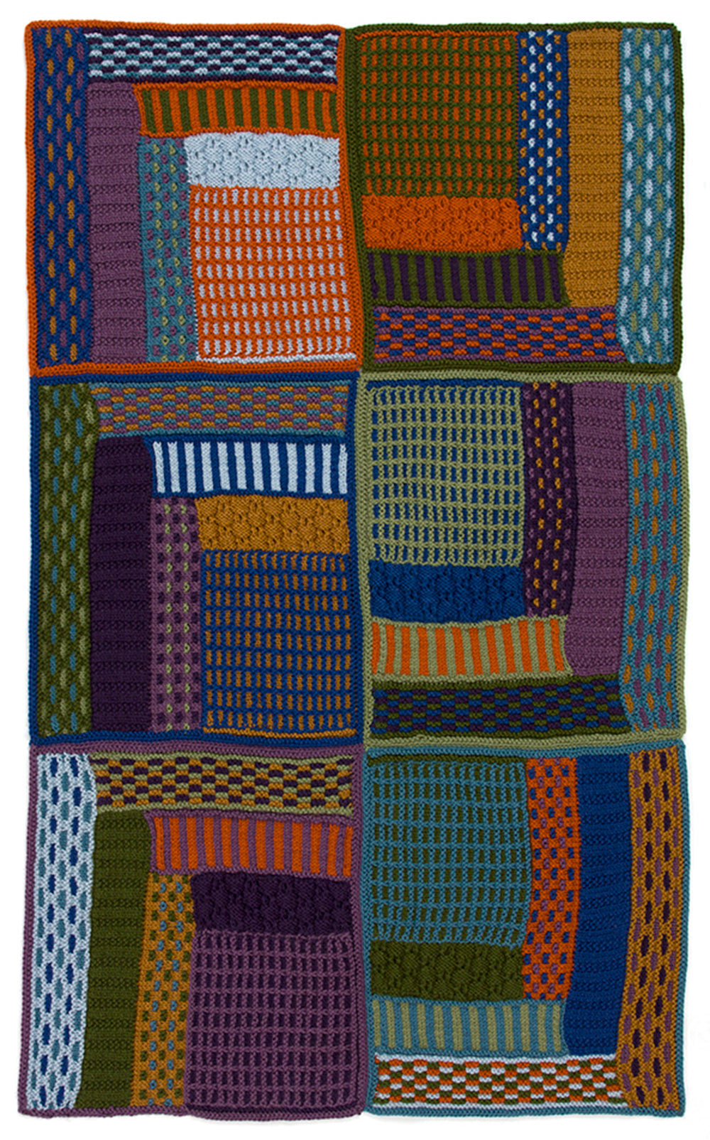 Slip Stitch Lapghan (Knit)