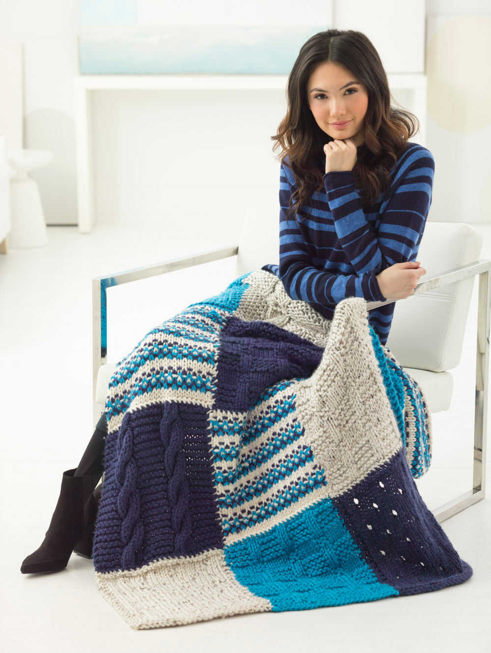 Sampler Lapghan (Knit)