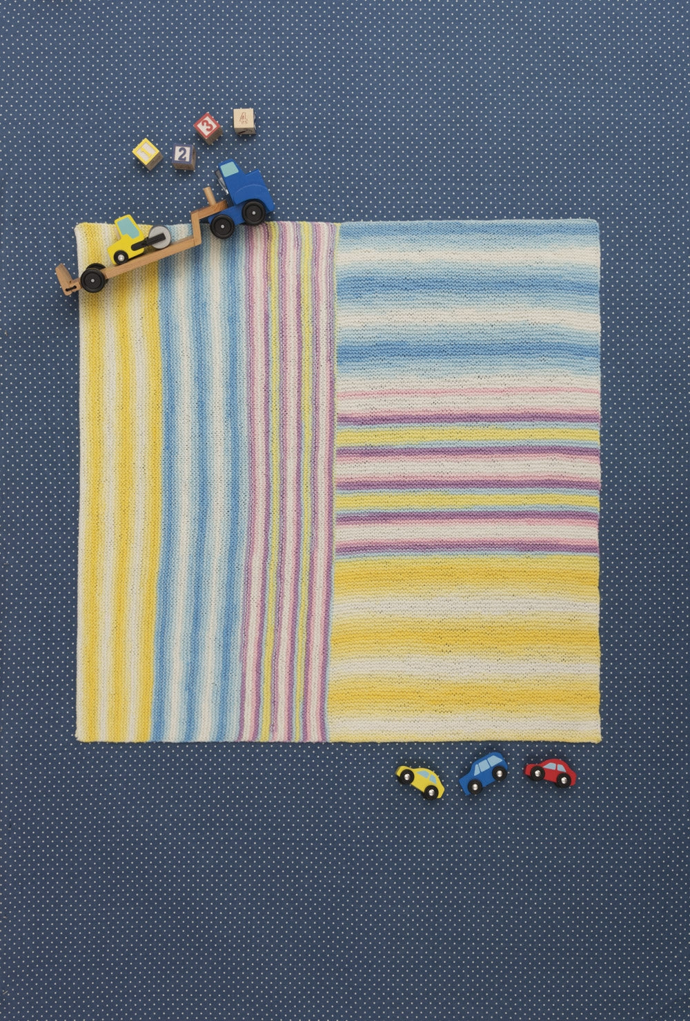 Right Angles Baby Afghan (Knit)