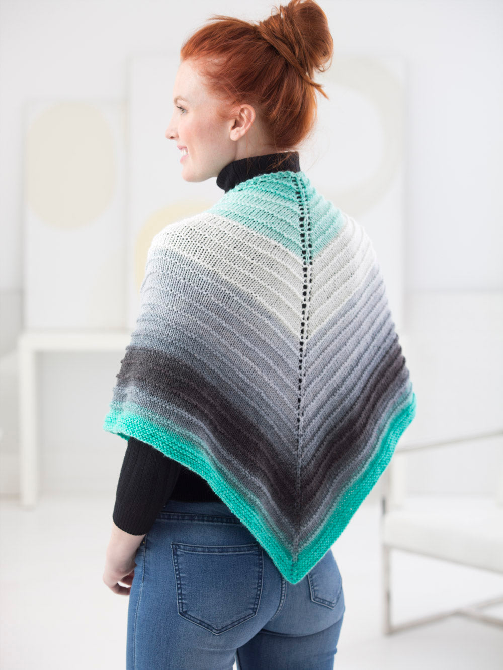 Eyelet Triangle Shawl (Knit)