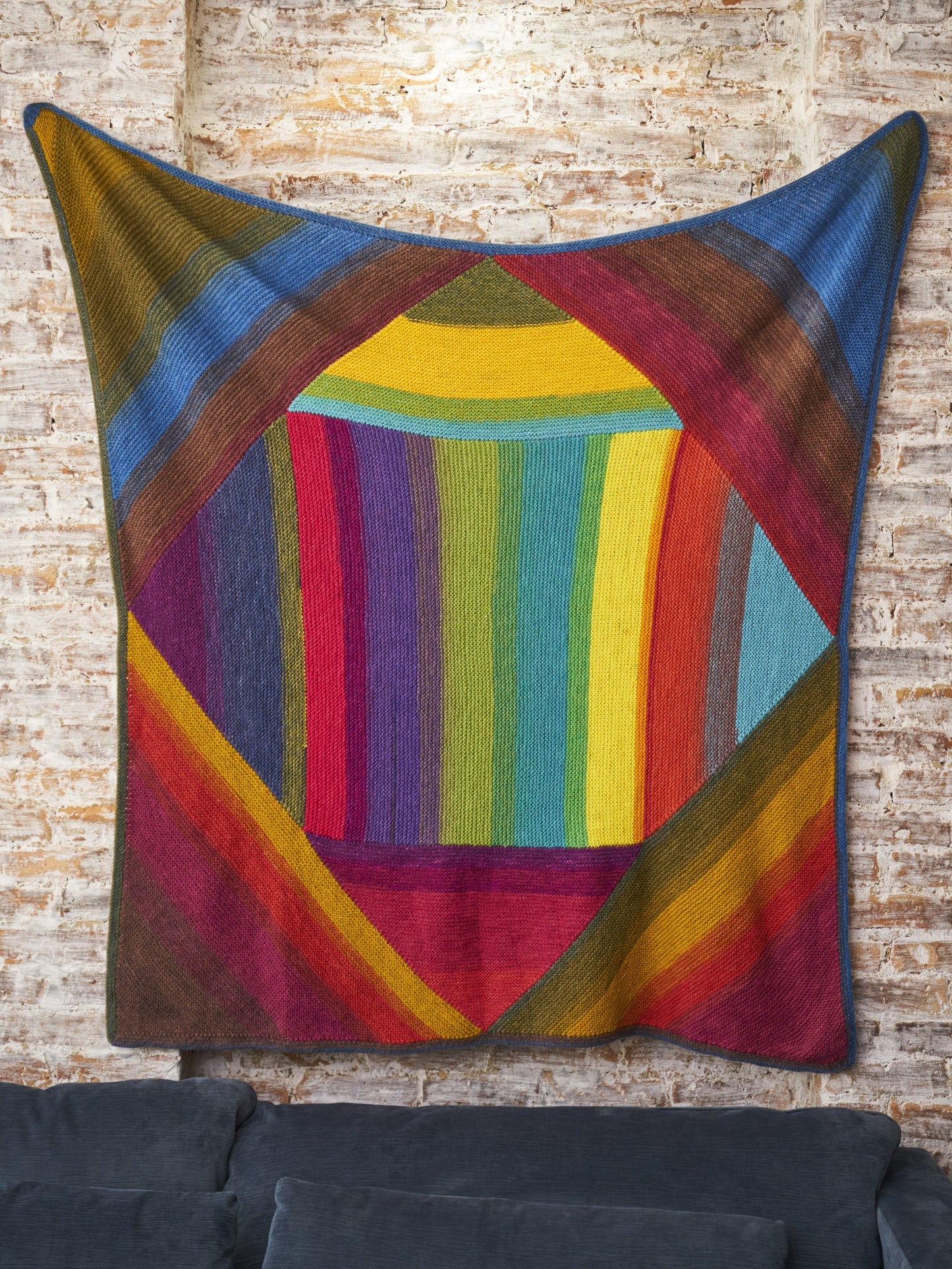 Stained Glass Afghan (Knit)