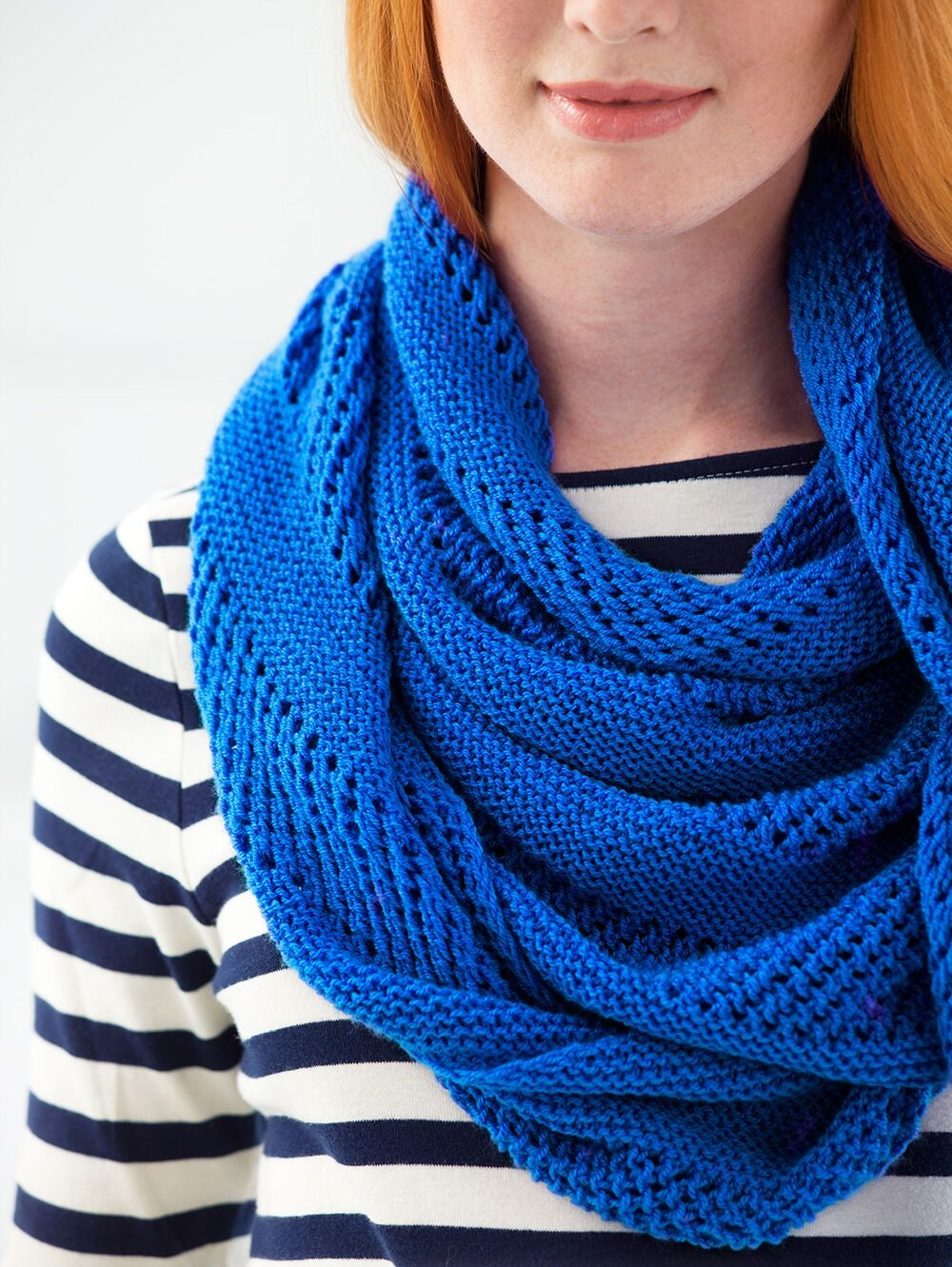 Easy Triangle Shawl (Knit) - Version 5