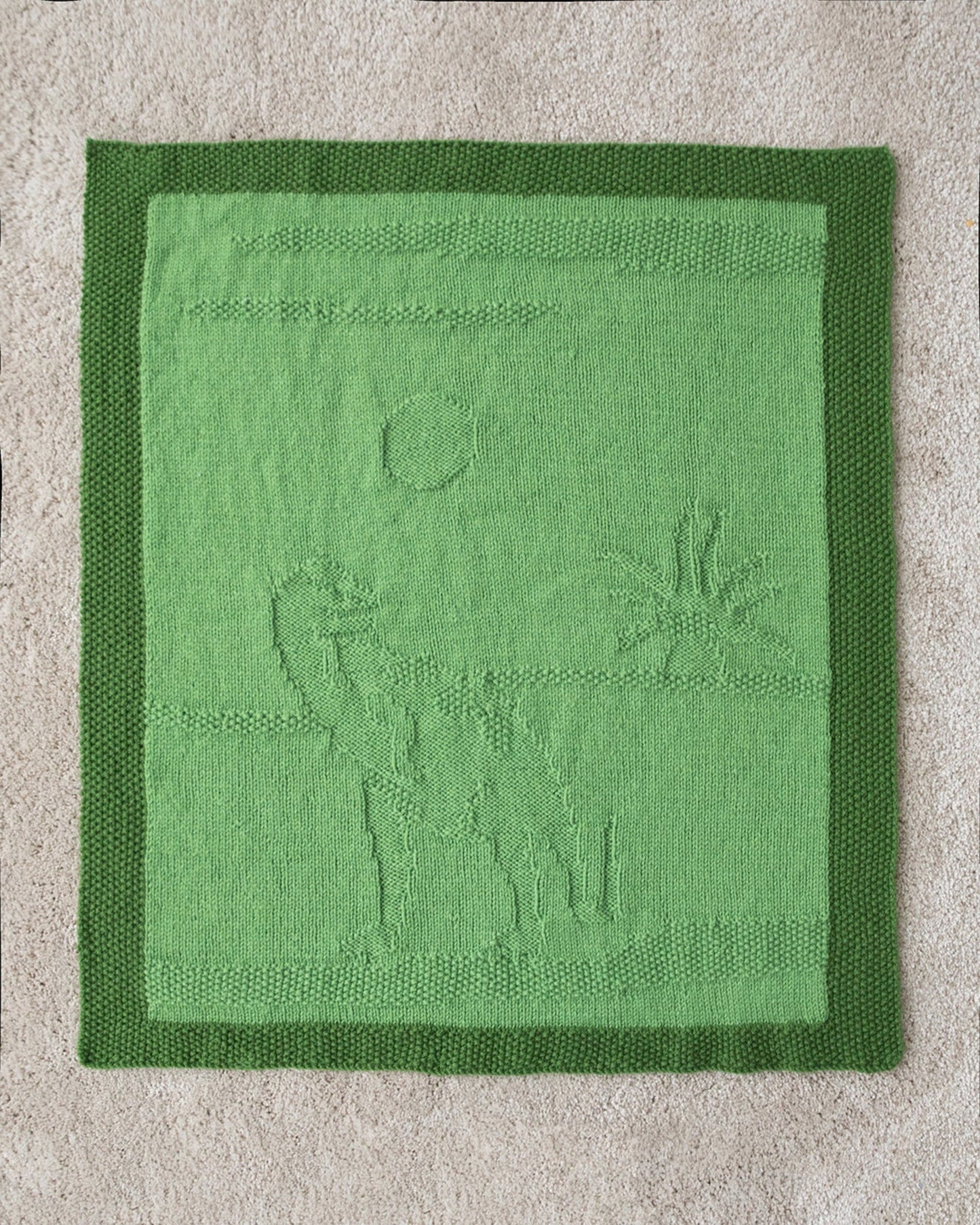 Dinosaur Afghan (Knit)