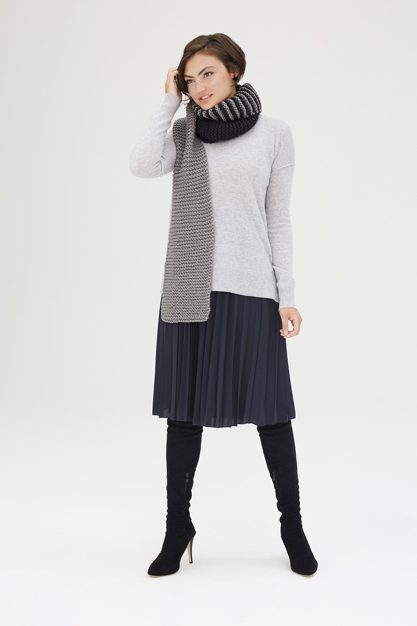 Linden Knit Scarf - Version 6