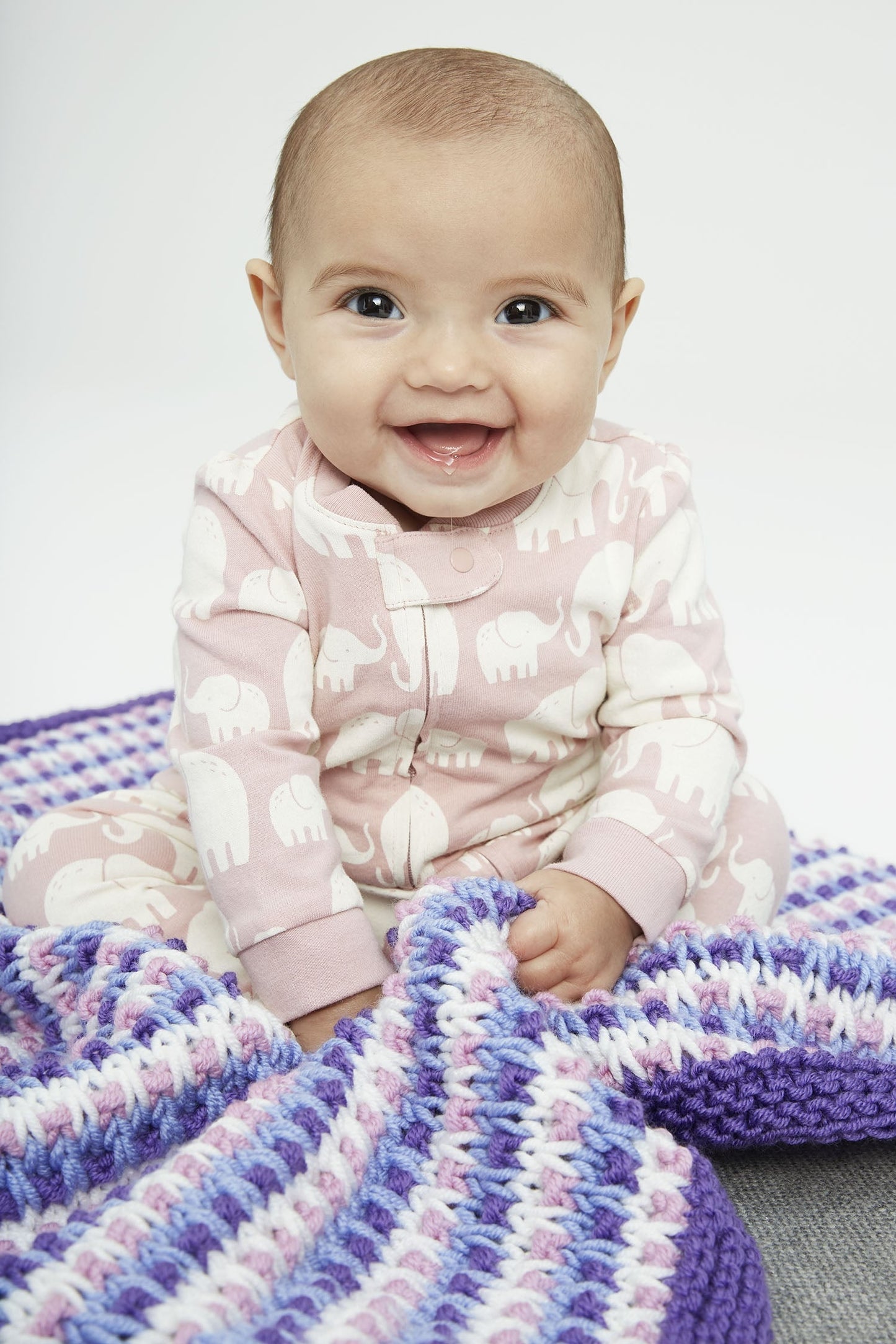 Slip Stitch Baby Blanket (Knit)