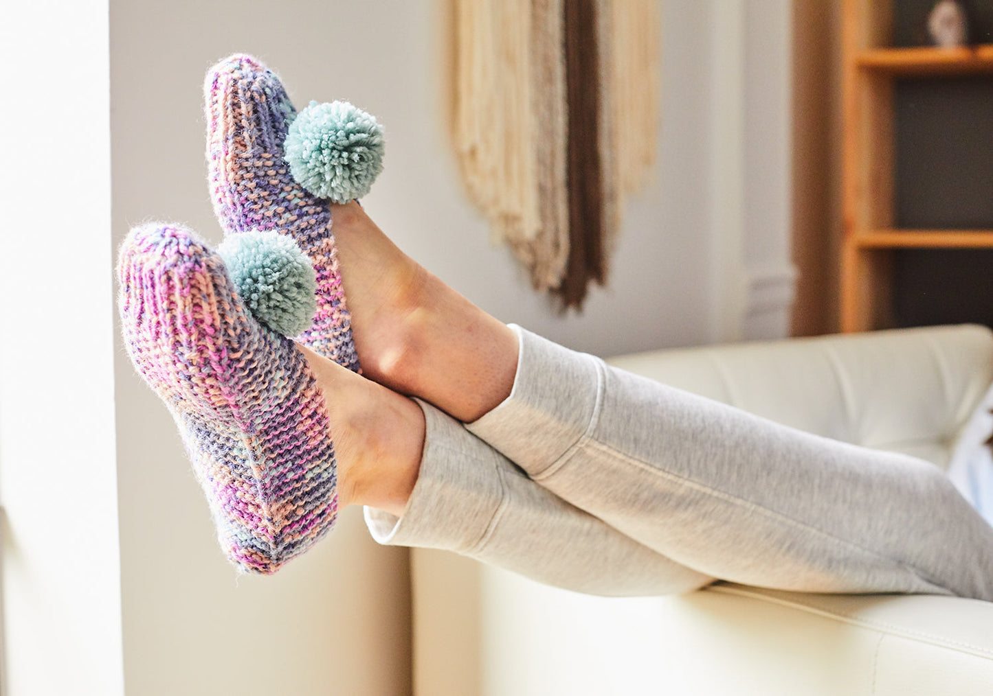 Sassy Slippers (Knit)