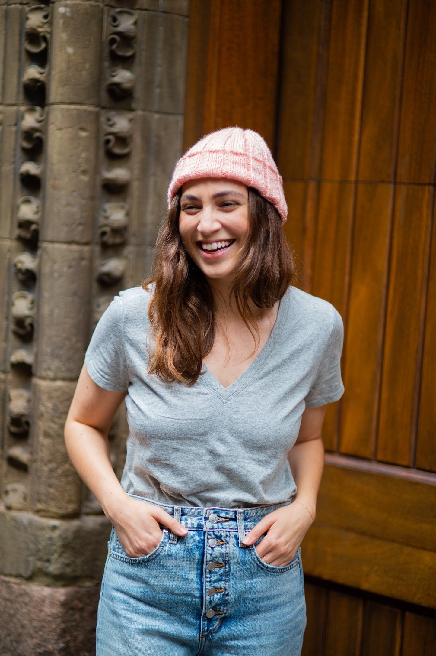 Roselle Ribbed Hat (Knit)