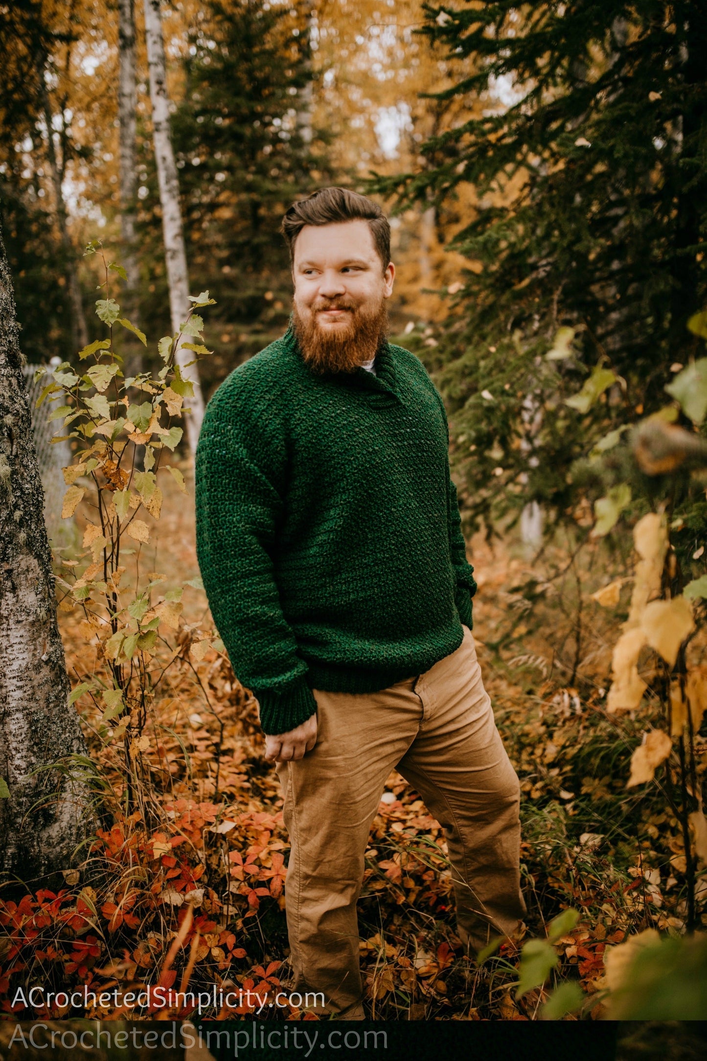 Crochet Kit - Brentwood Men’s Pullover