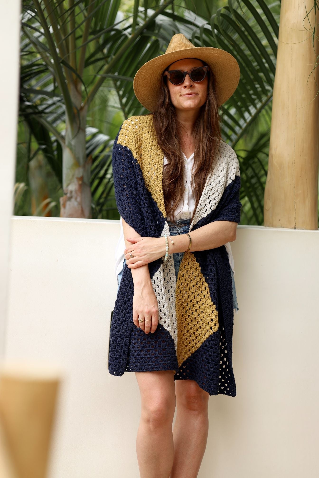 Geometry Wrap (Crochet)