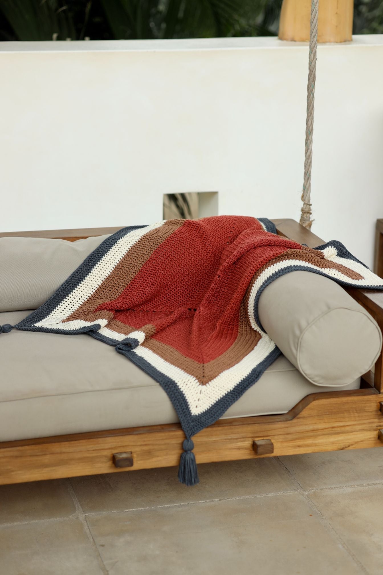 Windsor Tassel Throw (Crochet)