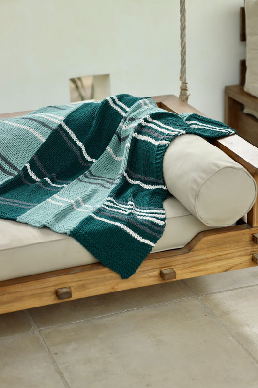 Raising the Bar Blanket (Knit)