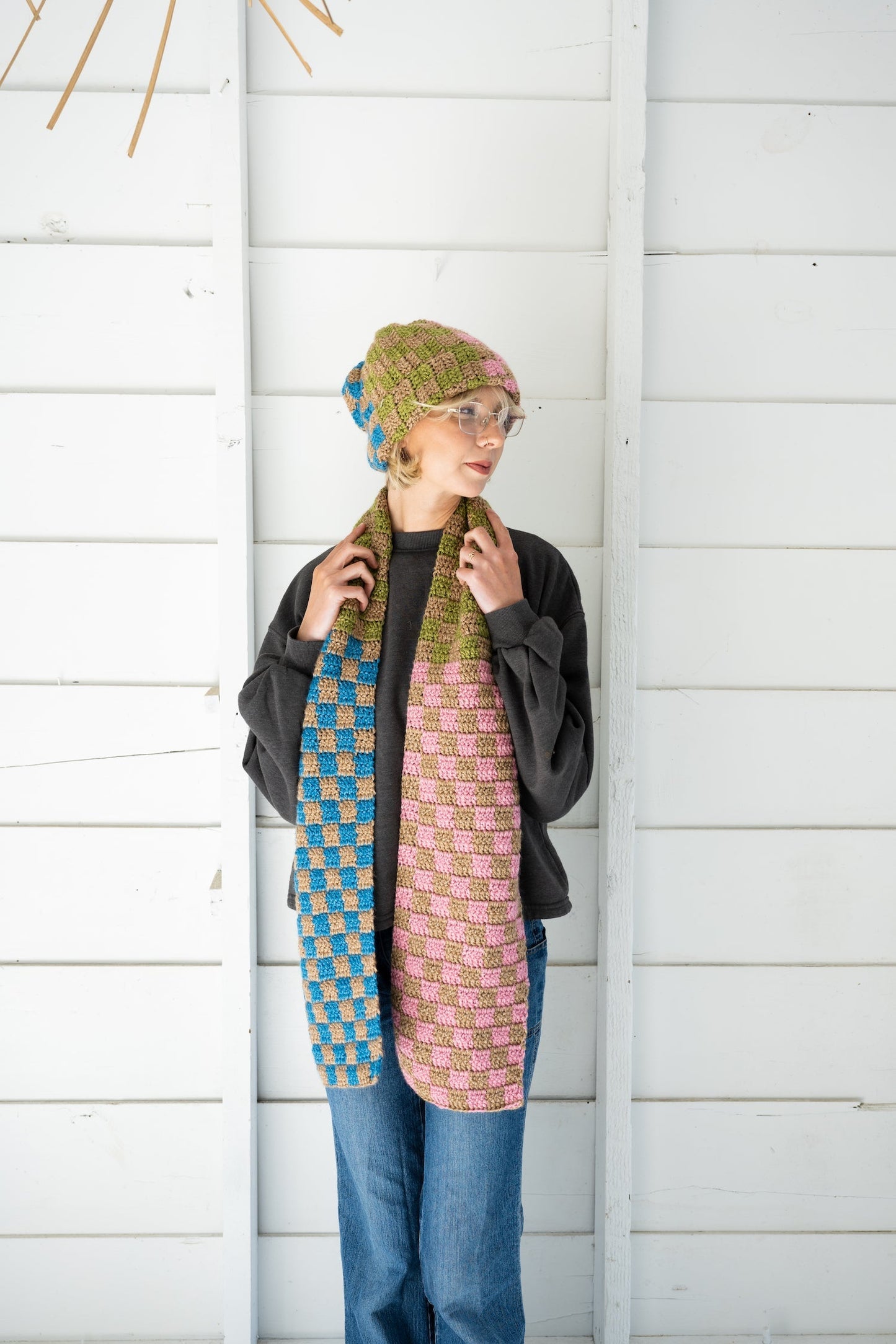 Checkmate Scarf (Crochet)