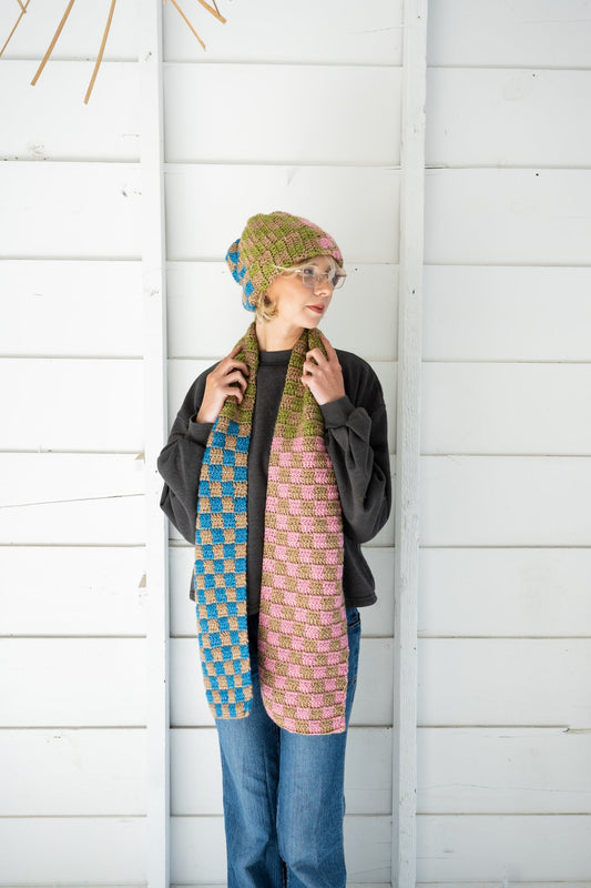 Checkmate Scarf (Crochet)