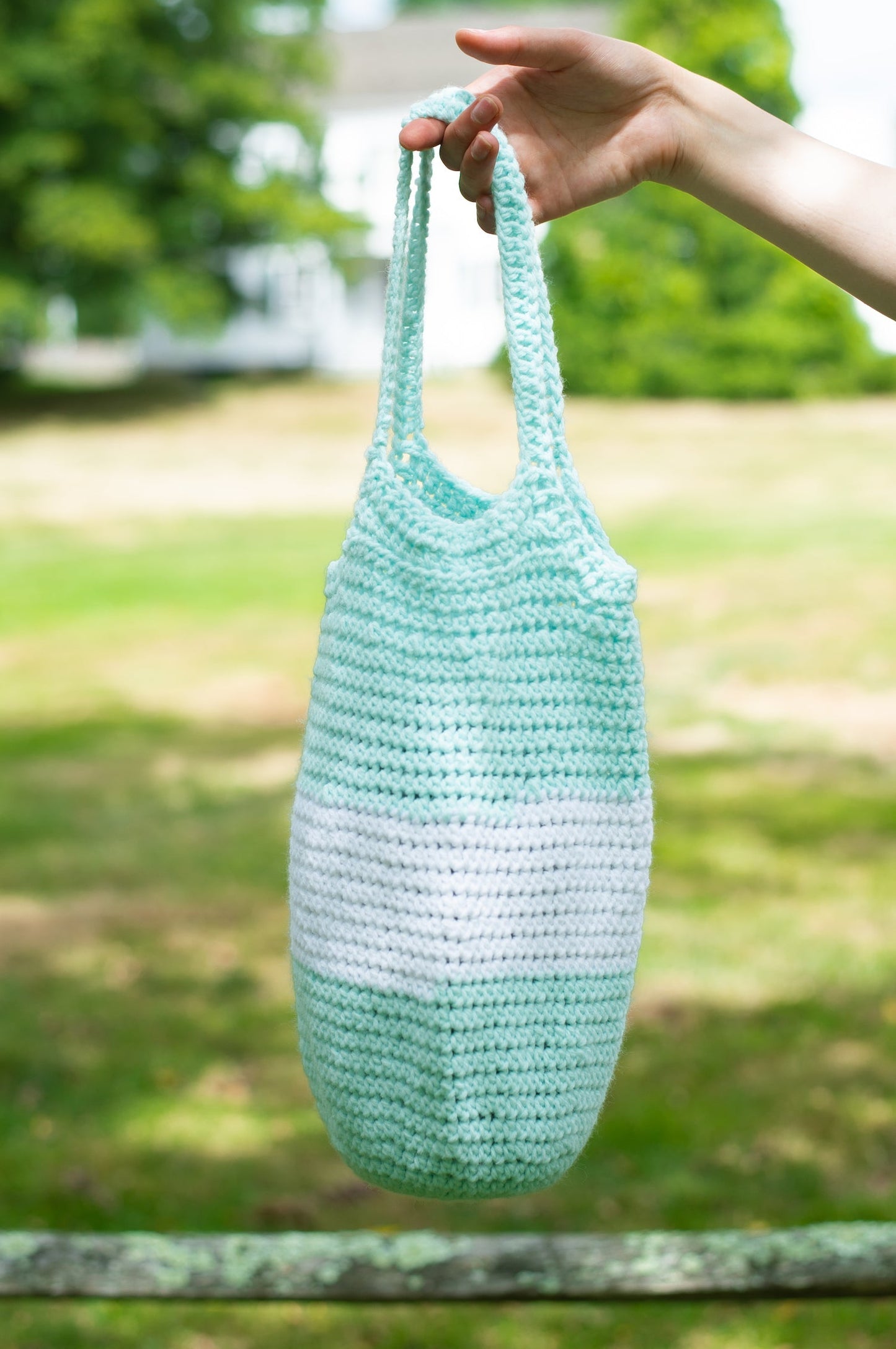 Striped Bubble Tote (Crochet)