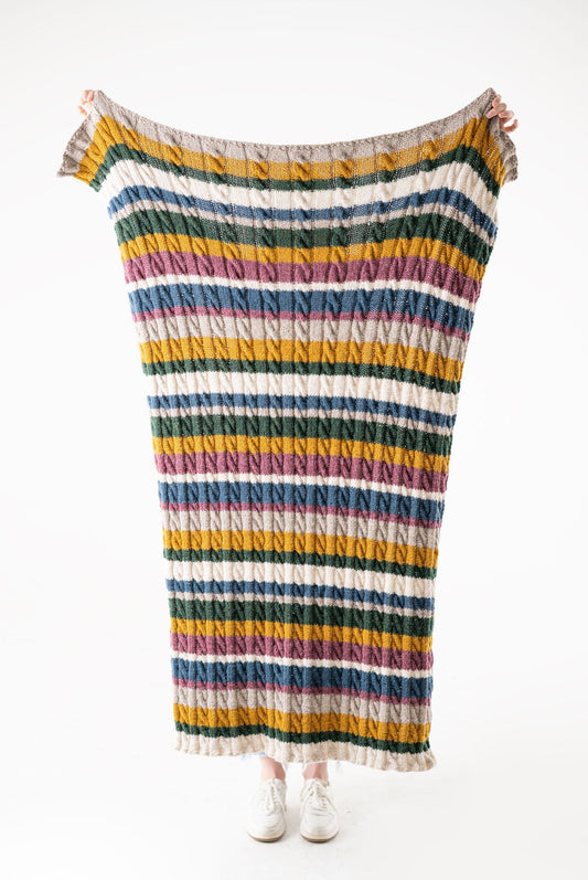 Cabled Afghan (Knit)