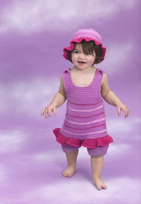 Tutu Onesy and Hat Pattern (Crochet)