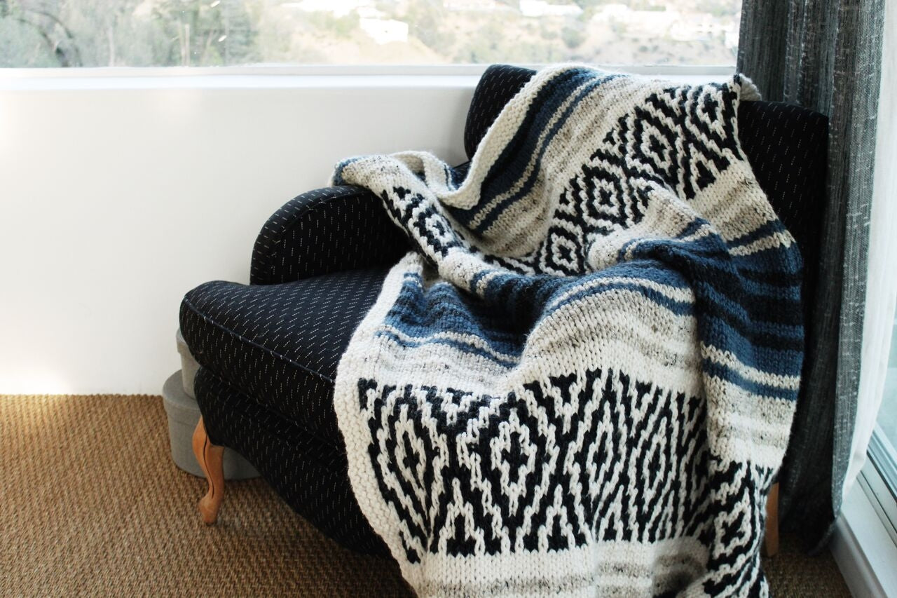 Knit Kit - Mexican Blanket