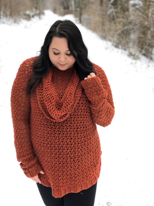 Crochet Kit - Cozy Cowl Pullover