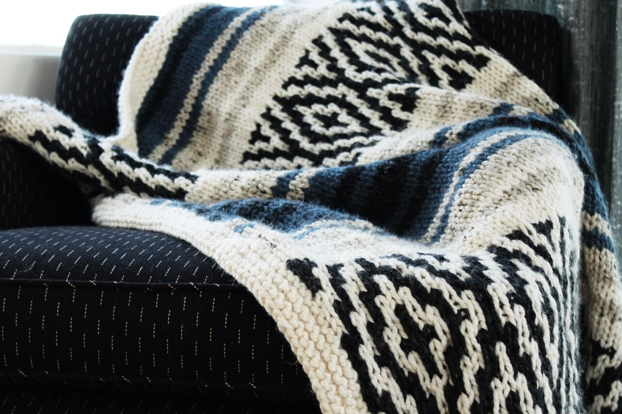 Knit Kit - Mexican Blanket